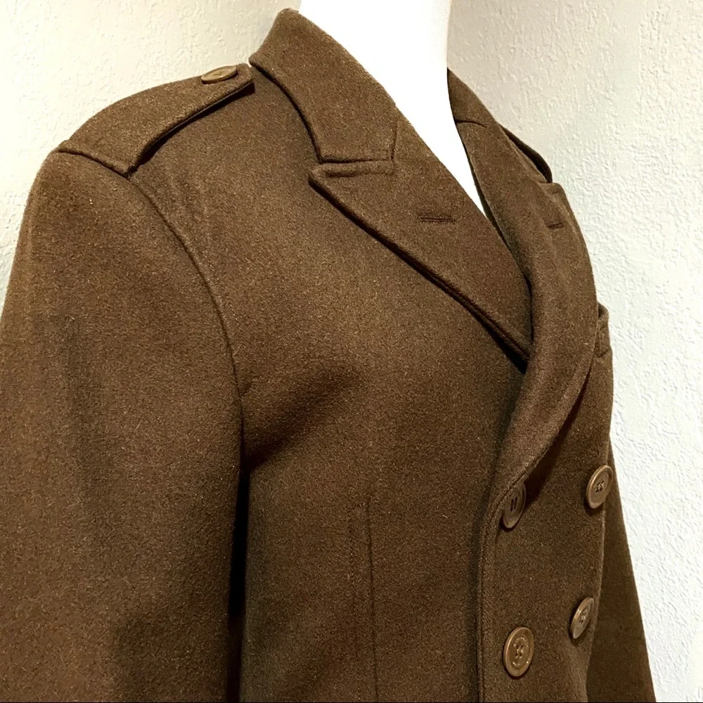 NWT Burberry Brit Men's Brown Chesterfield Virgin Wool Car Coat, XS - Picture 7 of 16